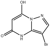 3-Bromopyrazolo[1,5-a]pyrimidine-5,7(4H,6H)-dione 结构式