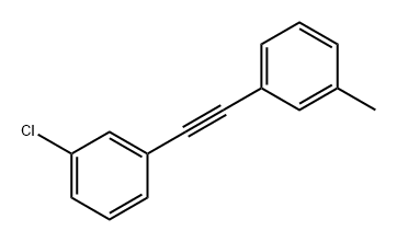 Benzene, 1-chloro-3-[2-(3-methylphenyl)ethynyl]-