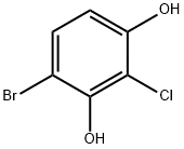 4-溴-2-氯-1,3-苯二醇,57542-75-3,结构式