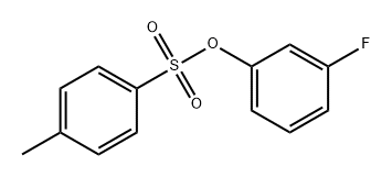 Phenol, 3-fluoro-, 1-(4-methylbenzenesulfonate) 化学構造式