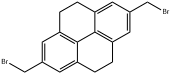 2,7-双(溴甲基)-4,5,9,10-四氢-芘 结构式