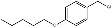 Benzene, 1-(chloromethyl)-4-(pentyloxy)- Structure