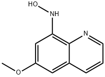 N-(6-Methoxyquinolin-8-yl)hydroxylamine 化学構造式
