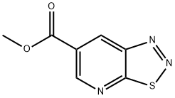 1,2,3]thiadiazolo[5,4-b]pyridine-6-carboxylic acid methyl ester Structure