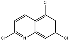 2,5,7-Trichloroquinoline Structure