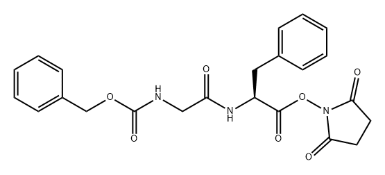 2,5-Pyrrolidinedione, 1-[[N-[N-[(phenylmethoxy)carbonyl]glycyl]-L-phenylalanyl]oxy]- (9CI),57850-32-5,结构式