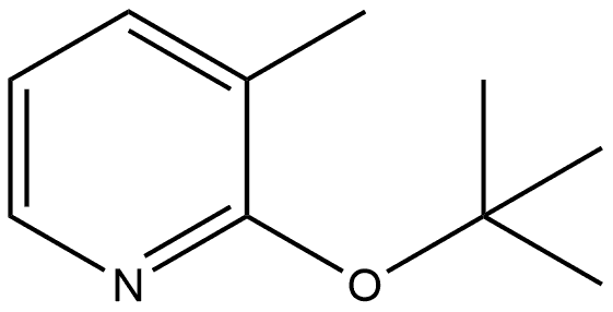 2-(1,1-Dimethylethoxy)-3-methylpyridine 结构式