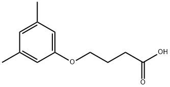 Butanoic acid, 4-(3,5-dimethylphenoxy)- Structure