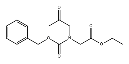Glycine, N-(2-oxopropyl)-N-[(phenylmethoxy)carbonyl]-, ethyl ester