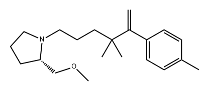 Pyrrolidine, 1-[4,4-dimethyl-5-(4-methylphenyl)-5-hexen-1-yl]-2-(methoxymethyl)-, (2S)-