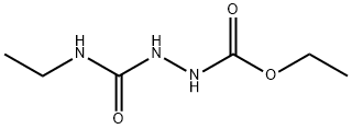 Hydrazinecarboxylic acid, 2-[(ethylamino)carbonyl]-, ethyl ester Structure