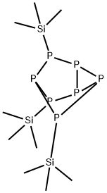 Heptaphosphatricyclo[2.2.1.02,6]heptane, 3,5,7-tris(trimethylsilyl)- 结构式