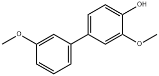 2-Methoxy-4-(3-methoxyphenyl)phenol Structure