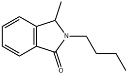 1H-Isoindol-1-one, 2-butyl-2,3-dihydro-3-methyl- Structure