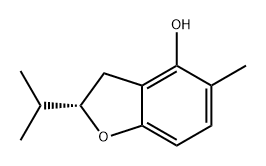 4-Benzofuranol, 2,3-dihydro-5-methyl-2-(1-methylethyl)-, (2S)-