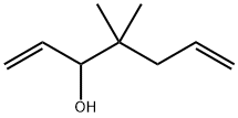 1,6-Heptadien-3-ol, 4,4-dimethyl- Structure