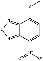 2,1,3-Benzoxadiazole, 4-(methylthio)-7-nitro- Structure