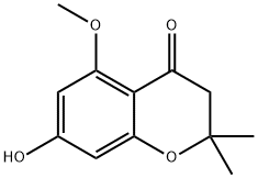 4H-1-Benzopyran-4-one, 2,3-dihydro-7-hydroxy-5-methoxy-2,2-dimethyl-