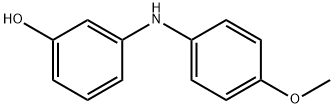 Phenol, 3-[(4-methoxyphenyl)amino]- 结构式