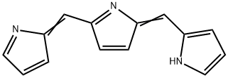 1H-Pyrrole, 2-[[5-(2H-pyrrol-2-ylidenemethyl)-2H-pyrrol-2-ylidene]methyl]-,58282-09-0,结构式