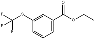 Ethyl 3-(trifluoromethylthio)benzoate Struktur