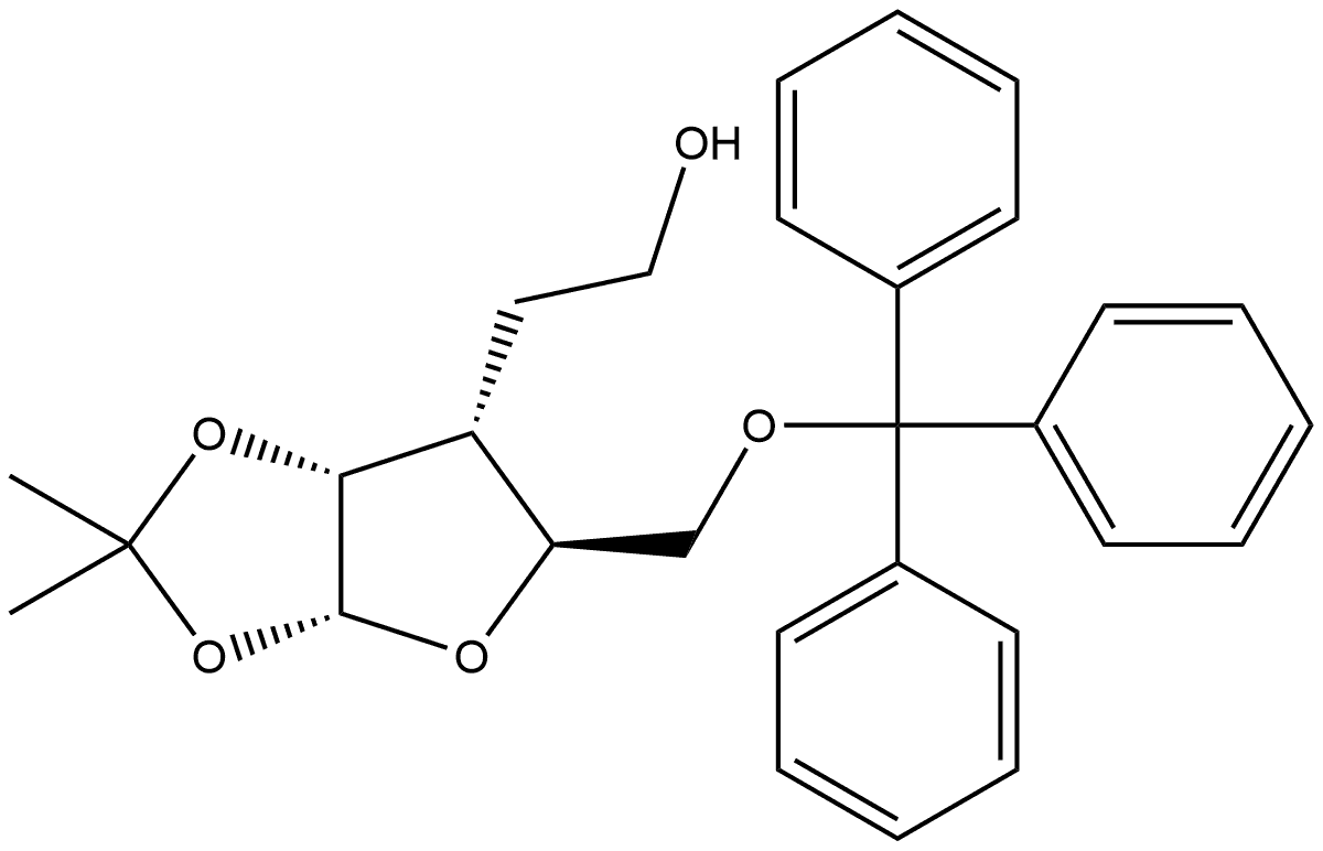 58399-76-1 3-Deoxy-3-C-(2'-hydroxyethyl)-1,2-O-isopropylidene-5-O-(triphenylmethyl)-α-D-ribofuranose