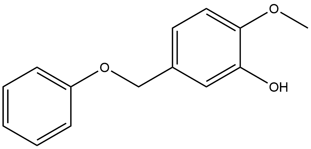 2-Methoxy-5-(phenoxymethyl)phenol Structure