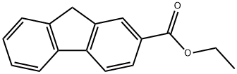 9H-Fluorene-2-carboxylic acid ethyl ester Struktur