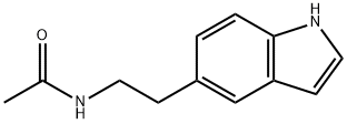 N-(2-(1H-Indol-5-yl)ethyl)acetamide Struktur