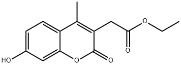 2H-1-Benzopyran-3-acetic acid, 7-hydroxy-4-methyl-2-oxo-, ethyl ester