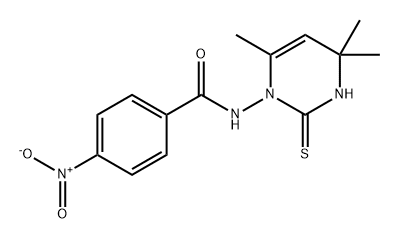 Benzamide, N-(3,4-dihydro-4,4,6-trimethyl-2-thioxo-1(2H)-pyrimidinyl)-4-nitro-