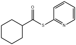 Cyclohexanecarbothioic acid S-(2-pyridinyl) ester Structure