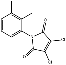 1H-Pyrrole-2,5-dione, 3,4-dichloro-1-(2,3-dimethylphenyl)- Structure