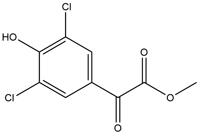 586413-77-6 Benzeneacetic acid, 3,5-dichloro-4-hydroxy-α-oxo-, methyl ester