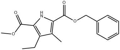 5866-53-5 3-Ethyl-4-methyl-pyrrole-2,5-dicarboxylic acid 5-benzyl ester 2-methyl