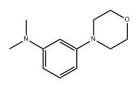 Benzenamine, N,N-dimethyl-3-(4-morpholinyl)- Structure