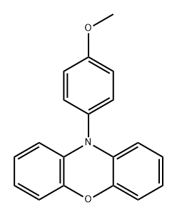 10H-Phenoxazine, 10-(4-methoxyphenyl)-,58736-67-7,结构式