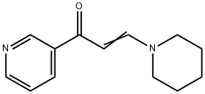 2-Propen-1-one, 3-(1-piperidinyl)-1-(3-pyridinyl)-,58764-55-9,结构式