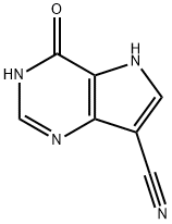 4-Oxo-4,5-dihydro-1H-pyrrolo[3,2-d]pyrimidine-7-carbonitrile 化学構造式