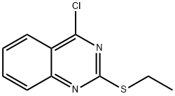 Quinazoline, 4-chloro-2-(ethylthio)- Struktur