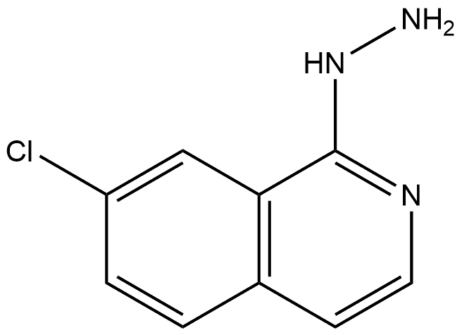 7-氯-1-肼基异喹啉 结构式