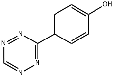 3-(p-Hydroxyphenyl)-s-tetrazin Struktur