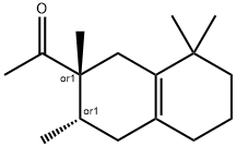 1-[(2R,3S)-2,3,8,8-tetramethyl-1,3,4,5,6,7-hexahydronaphthalen-2-yl]ethanone Structure