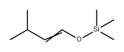 Silane, trimethyl[(3-methyl-1-buten-1-yl)oxy]- 化学構造式