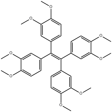 1,1,2,2-tetrakis(3,4-dimethoxyphenyl)ethene,59116-22-2,结构式