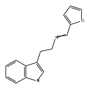 1H-Indole-3-ethanamine, N-(2-furanylmethylene)- Structure