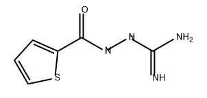 2-Thiophenecarboxylic acid, 2-(aminoiminomethyl)hydrazide Structure