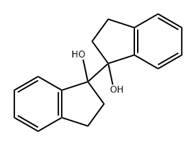 [1,1'-Bi-1H-indene]-1,1'-diol, 2,2',3,3'-tetrahydro- Struktur