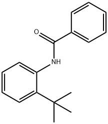 Benzamide, N-[2-(1,1-dimethylethyl)phenyl]- Structure