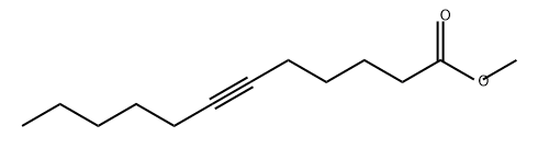 6-ドデシン酸メチル 化学構造式